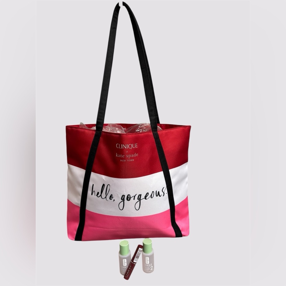Clinique X Kate Spade “Hello Gorgeous” Tote Bundle - NWOT